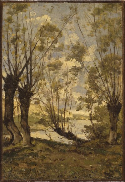 Willows on the Banks of the Loire, 1893 by Henri Joseph Harpignies