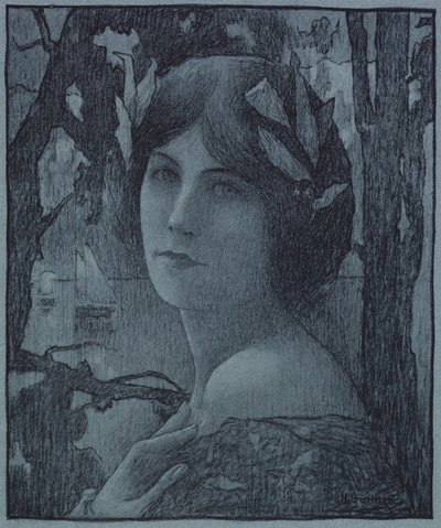 Gentle Night Nuit Douce, 1899 by Henri Jules Guinier