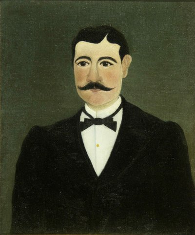 Portrait of Frumence Biche in Civilian Clothes, ca 1891 by Henri Julien Félix Rousseau
