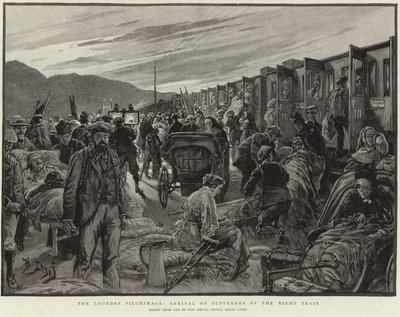 The Lourdes Pilgrimage by Henri Lanos
