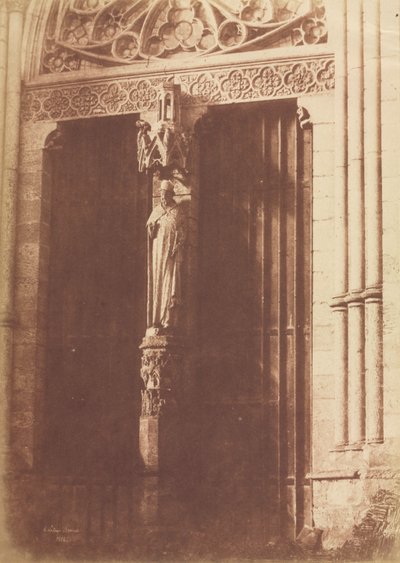Amiens, Northern Façade of the Transept by Henri Le Secq