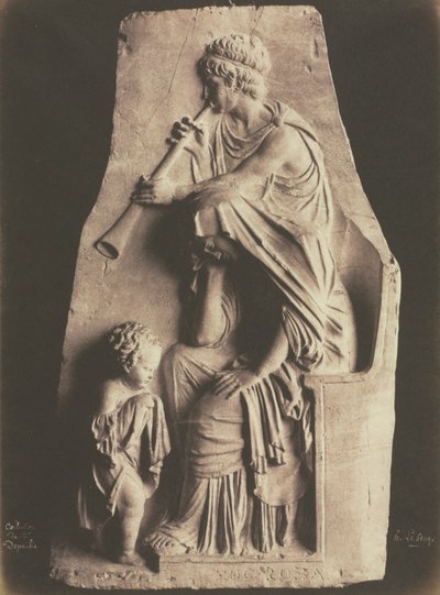 Plaster Cast from the Depaulis Collection, c. 1854-55 by Henri Le Secq