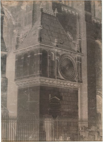 Untitled (Chartres Cathedral, Clock Pavilion) by Henri Le Secq