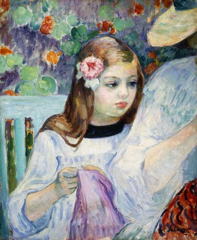 A Lesson in Dressmaking by Henri Lebasque