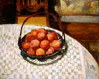 Basket of fruit by Henri Lebasque