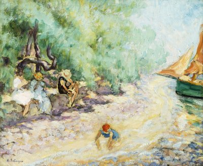 Bathers by the Side of a River by Henri Lebasque