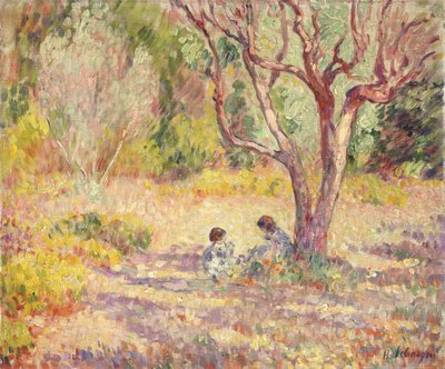 Games in the Shade of the Garden by Henri Lebasque