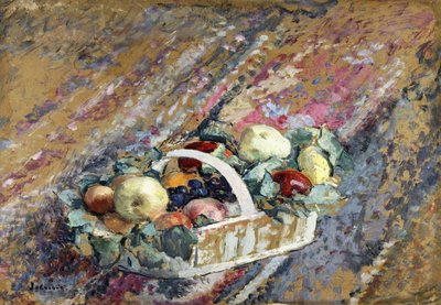 Still Life with a Basket of Fruit by Henri Lebasque