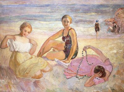 Three Women on the Beach by Henri Lebasque
