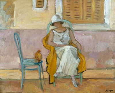 Woman in a White Dress, c.1923 by Henri Lebasque