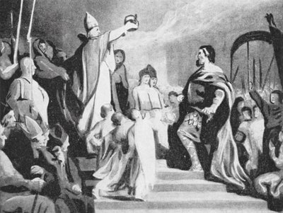 The Crowning of Charlemagne by Henri Leopold (after) Levy