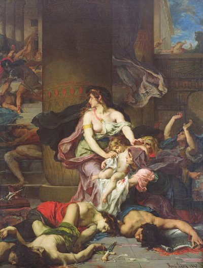 Joash Saved from the Massacre of the Royal Family by Henri Leopold Levy