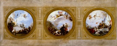 Sketch for the 6th Arrondissement Town Hall: Equality. Liberty. Fraternity, circa 1887 by Henri Leopold Levy