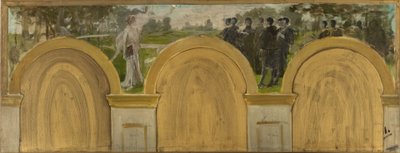 Sketch for the Salon des Sciences at Paris City Hall: The Teaching of Science (between 1888 and 1892) by Henri Lerolle