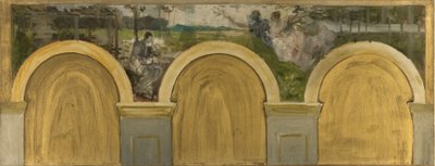 Sketch for the Salon des Sciences at Paris City Hall: The Coronation of Science, between 1888 and 1892 by Henri Lerolle