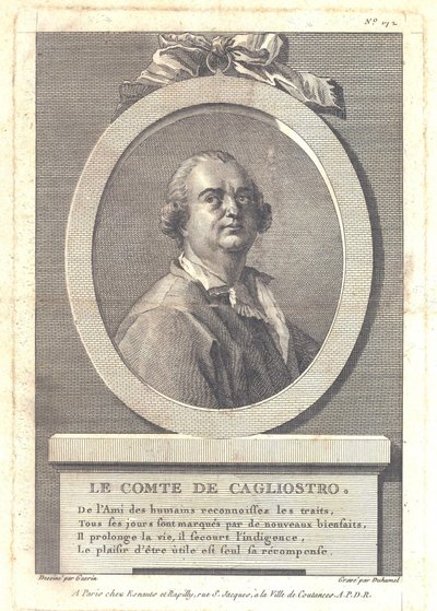 Count Alessandro di Cagliostro by Henri Louis Duhamel du Monceau
