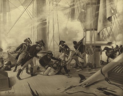 Battle of Trafalgar, 1805 by Henri Louis Dupray