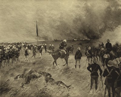 Occupation of Coomassie, 1873-1874 by Henri Louis Dupray