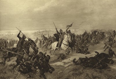 The Battle of Hastings, 1066 by Henri Louis Dupray