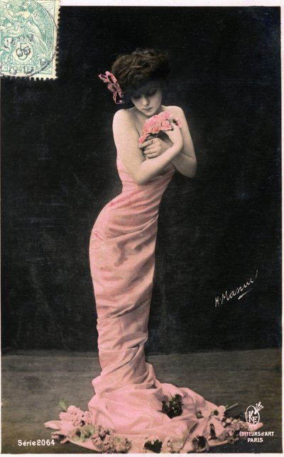 Female Ideal around 1900: Young Beauty with a Very Thin Silhouette by Henri Manuel