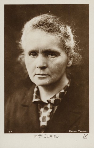 Marie Curie (1867-1934), Polish Physicist and Chemist by Henri Manuel
