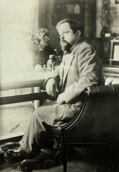 Portrait of Claude Debussy by Henri Manuel