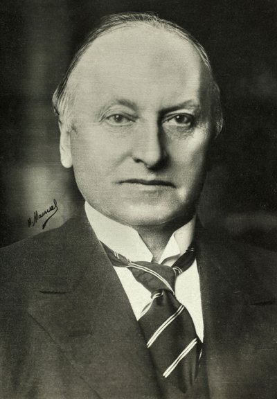 Portrait of Lord Georges Curzon by Henri Manuel