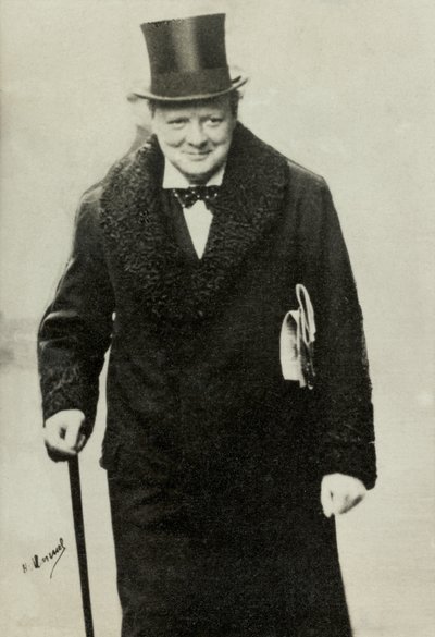Portrait of Winston Churchill by Henri Manuel