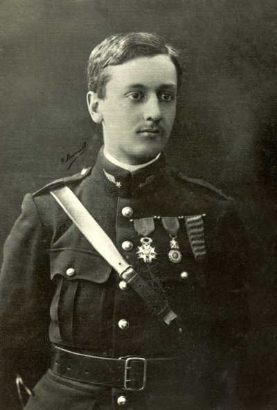 Portrait of Aviator Georges Guynemer by Henri Manuel