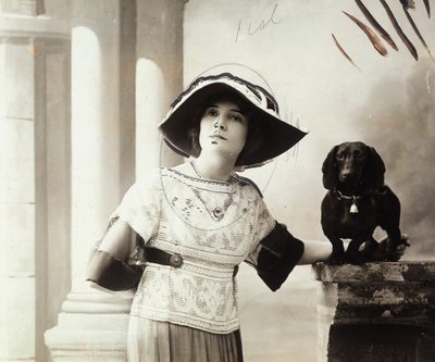 Portrait of the French Actor Pierre Frondaie, in the Theatrical Role of Michelle by Henri Manuel