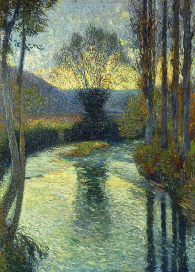 Banks of the River by Henri Martin
