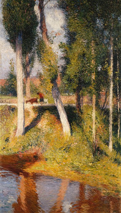 Landscape with the Edge of a River by Henri Martin