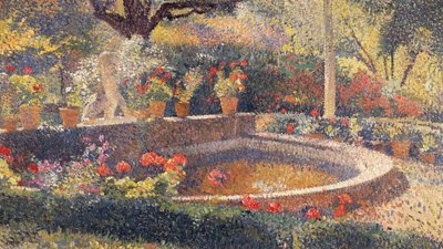 The Central Pond at the Marquayrol Park by Henri Martin