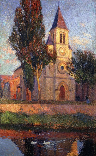 The Church at Labastide du Vert by Henri Martin
