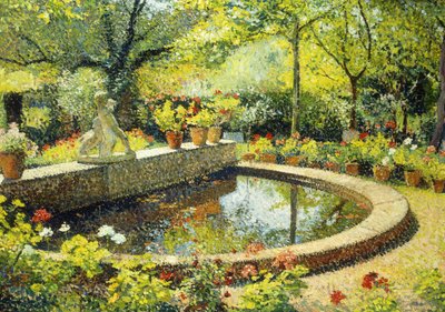 The Pond at Marquayrol by Henri Martin