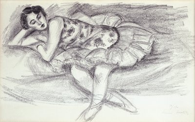 Dancer on Couch from Ten Dancers by Henri Matisse