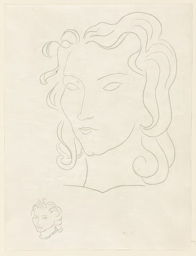 Album Pages, Rondels, Plate 23 from Poems of Mallarmé by Henri Matisse