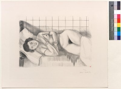 Sleeping Figure, Shawl on Legs by Henri Matisse