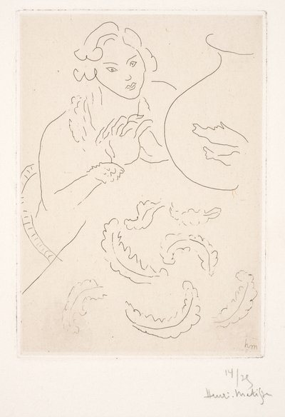 Figure Near the Golden Fish by Henri Matisse