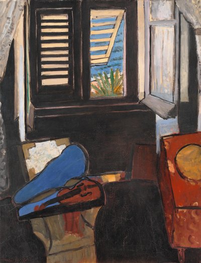 Interior with a Violin by Henri Matisse