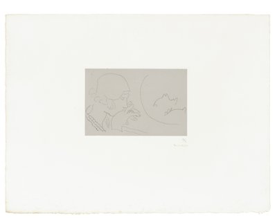 Young Woman Contemplating a Bowl of Goldfish by Henri Matisse