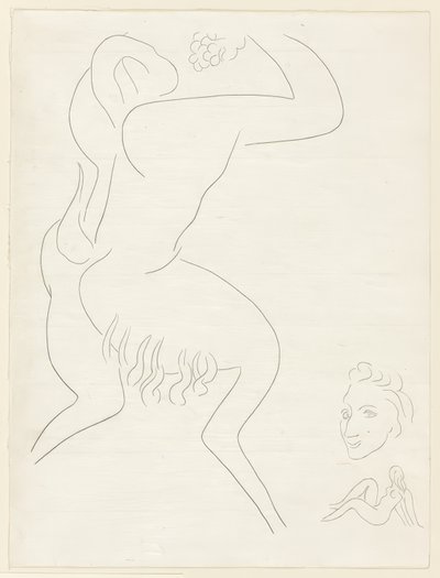 The Afternoon of a Faun: The Faun IV, plate eighteen from Poesies de Mallarmé by Henri Matisse