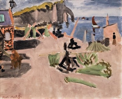 The Cliff of Aval and the Cabin by Henri Matisse