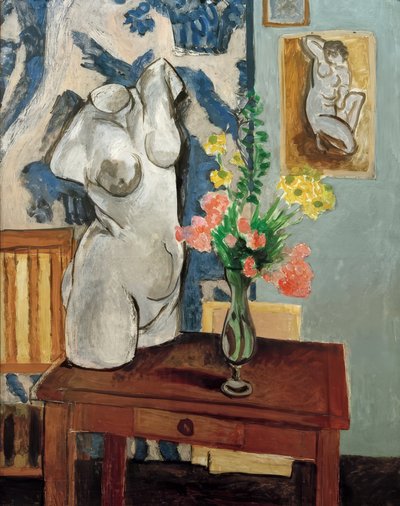 The Plaster Torso, Bouquet of Flowers by Henri Matisse
