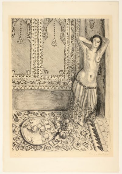 Odalisque Standing with Fruit Tray by Henri Matisse