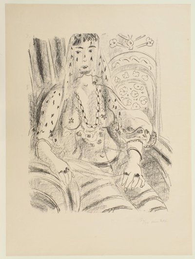 Veiled Odalisque by Henri Matisse