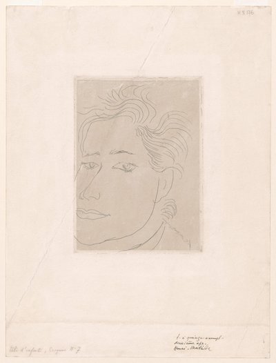 Outamaro, Portrait of Margot Matisse by Henri Matisse