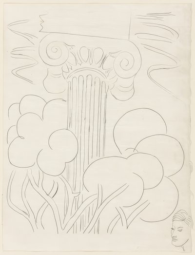 Several Sonnets: "To the Overwhelming Cloud...", plate 29 from Poems of Mallarmé by Henri Matisse