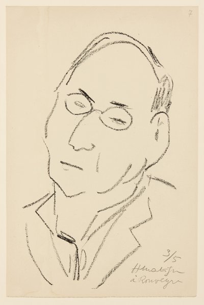 Portrait of Paul Leautaud by Henri Matisse