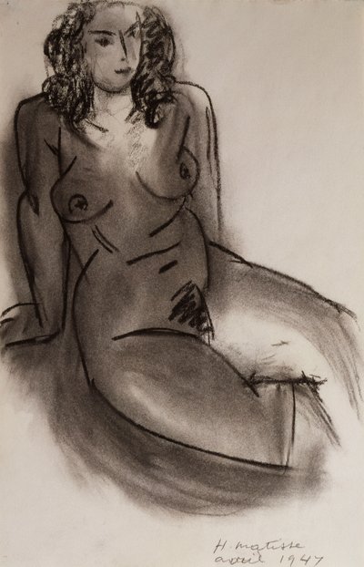 Seated Nude Woman by Henri Matisse
